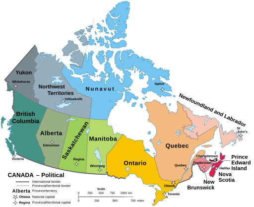 Canada map